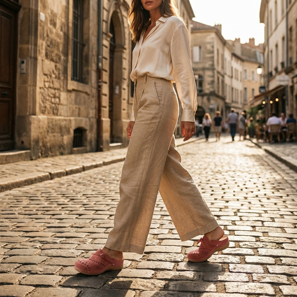 Patricia - Bow Hollow Out Flat Mules