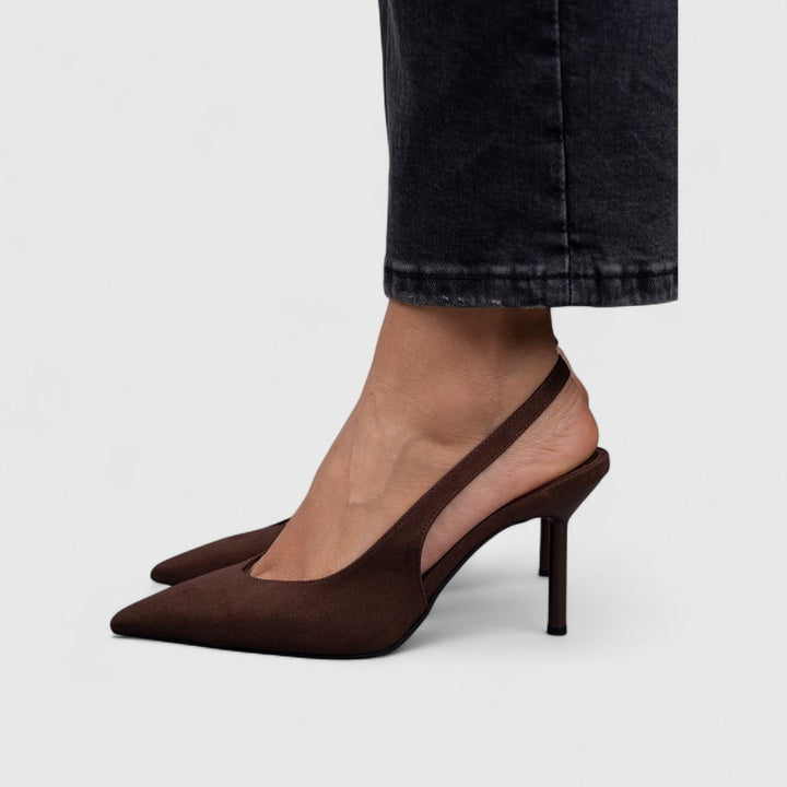 Amelia™ | Nude Low Heels