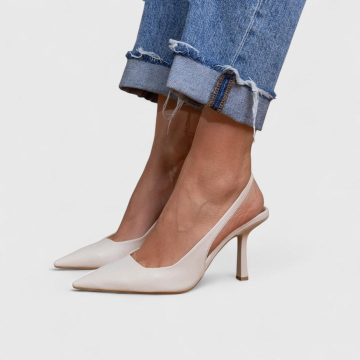 Amelia™ | Nude Low Heels
