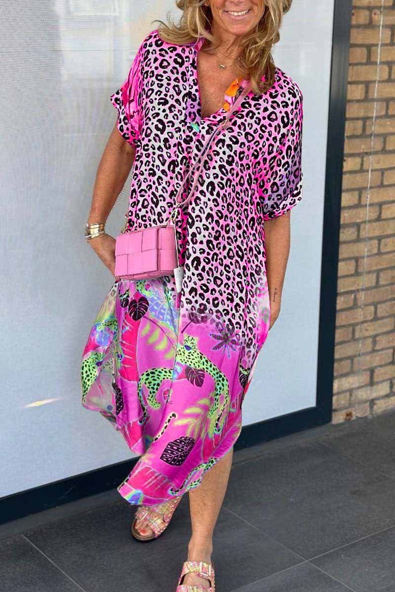 Eri™ | Relaxed Leopard Print Dress