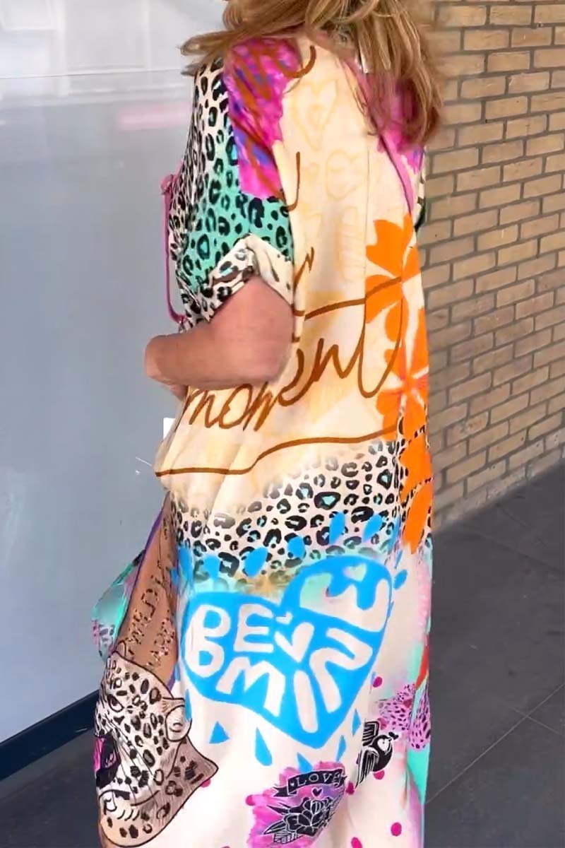 Eri™ | Relaxed Leopard Print Dress