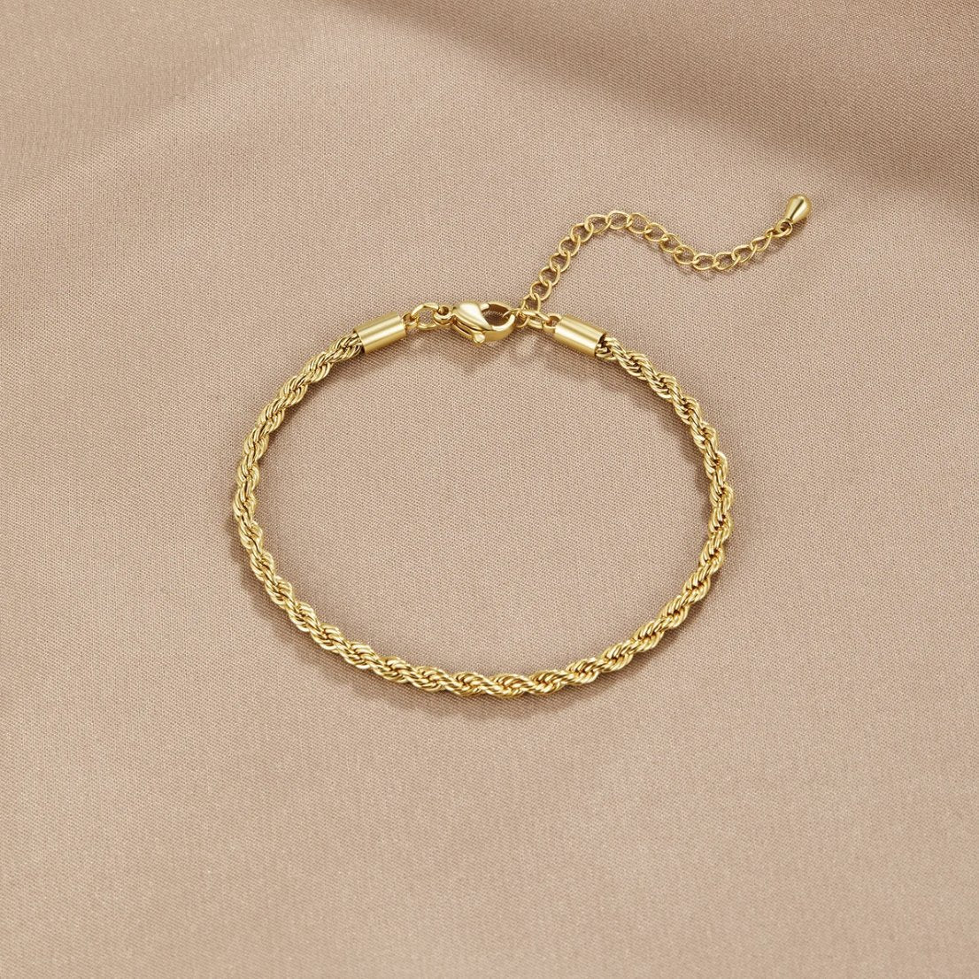 Twisted Chic Gold Bracelet